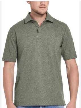 Weatherproof Men's Olive Polo Shirt